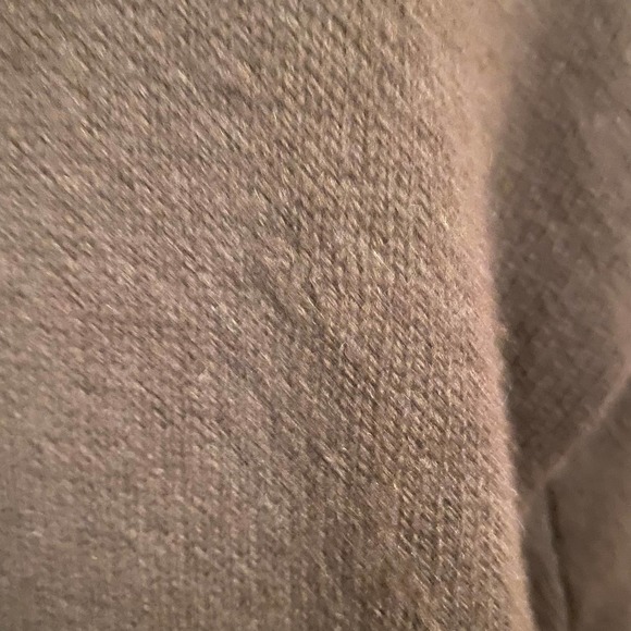 VTG Mens L Foleys Wool V Neck Chocolate Brown Sweater - Picture 3 of 5